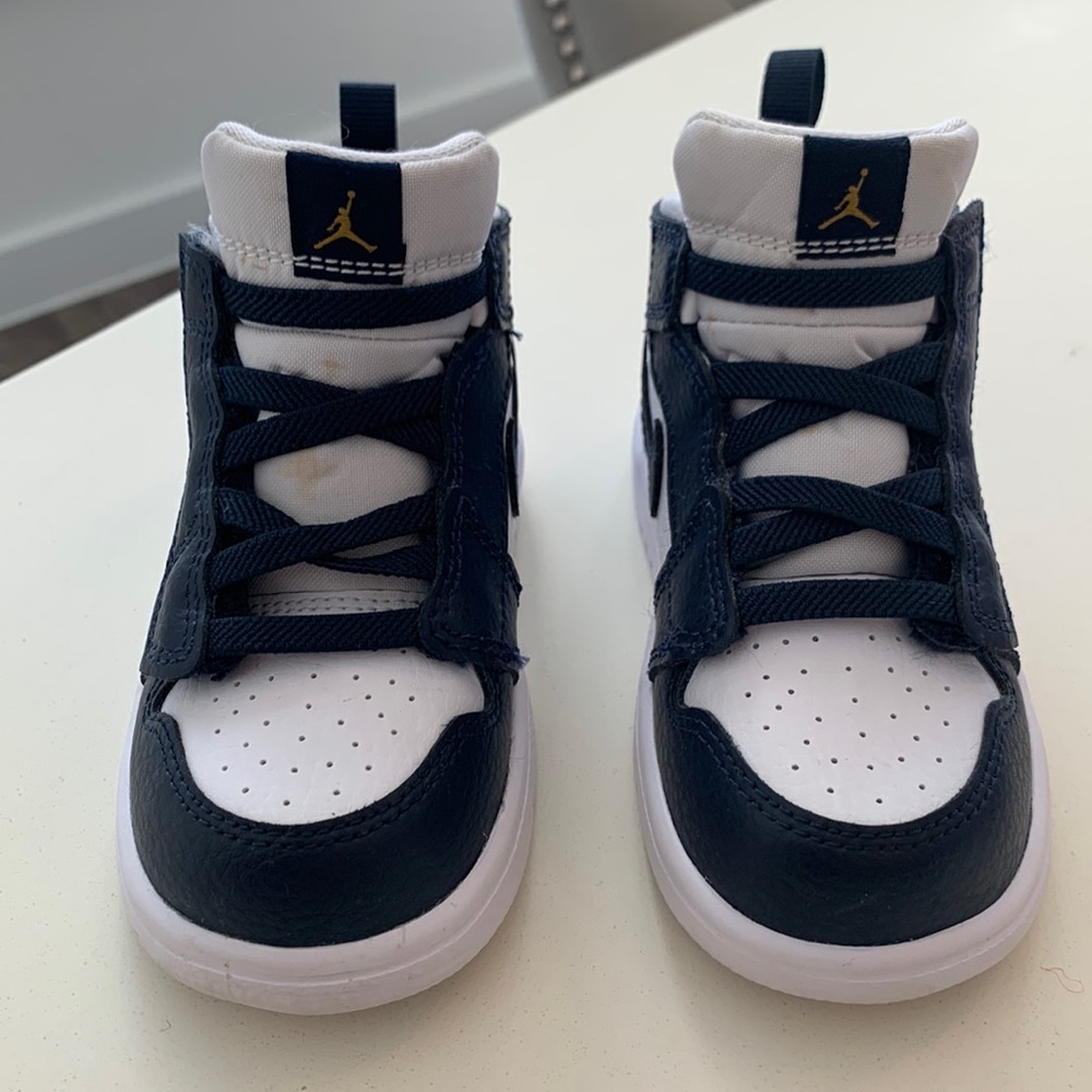 Jordan 1 Mid “Navy/White” Toddler